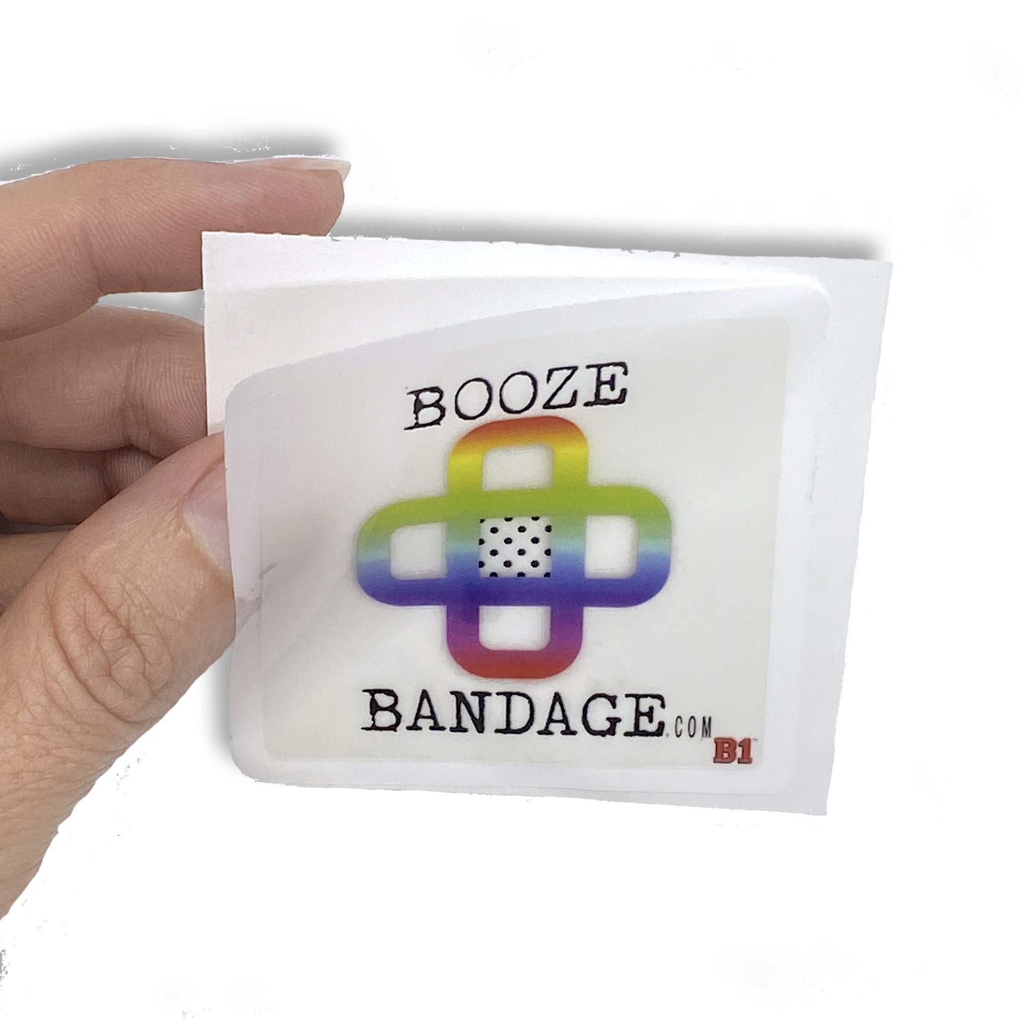 B1 Hangover Prevention Patch  10-Pack Rainbow Booze Bandage