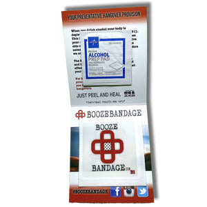 B1 Hangover Patch 10-Pack Red  Booze Bandage Hangover Prevention